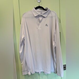 Peter Millar White Men's Golf Polo Shirt